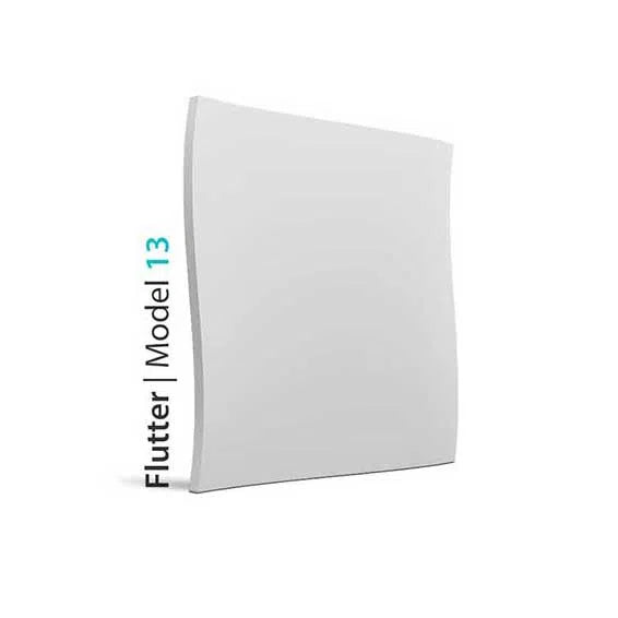 3D Gypsum Wall Panels - FLUTTER - Gypsum Panels on white background | DecorMania UK